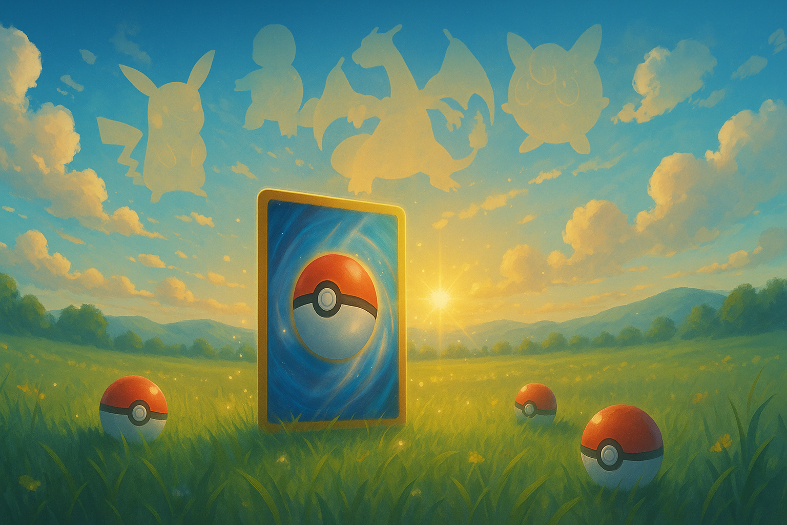 Peach State TCG homepage hero banner featuring Pokémon trading card game products and branding