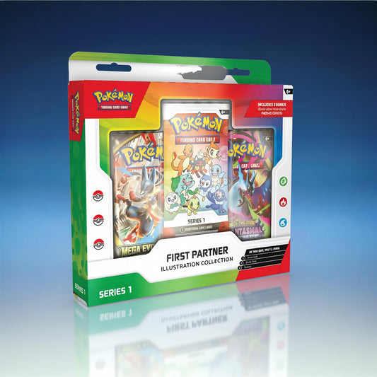 Pokémon TCG: First Partner Illustration Collection Series 1 (5-Pack)