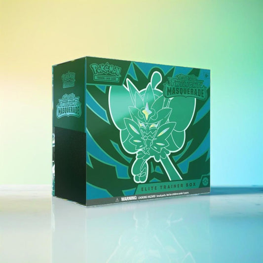Pokémon TCG Scarlet & Violet Twilight Masquerade Elite Trainer Box sealed front view